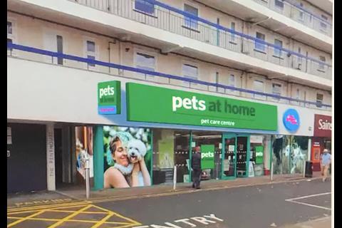 Pets at Home small store